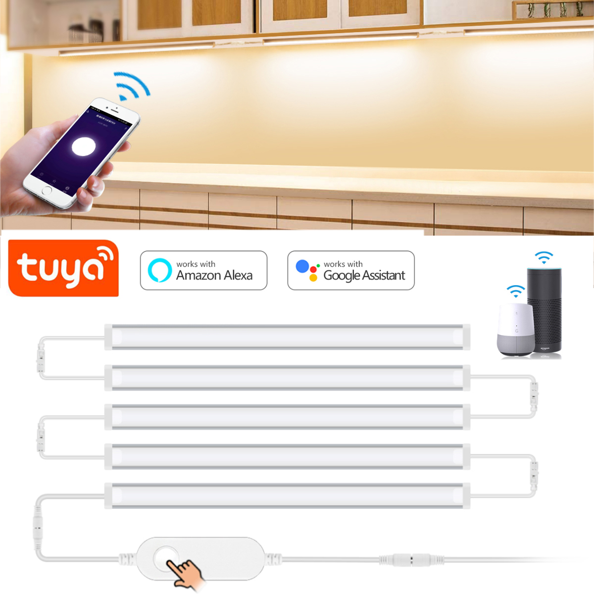Commercial Kitchen Lighting - 1-5 Pcs Kitchen Tuya Smart LED