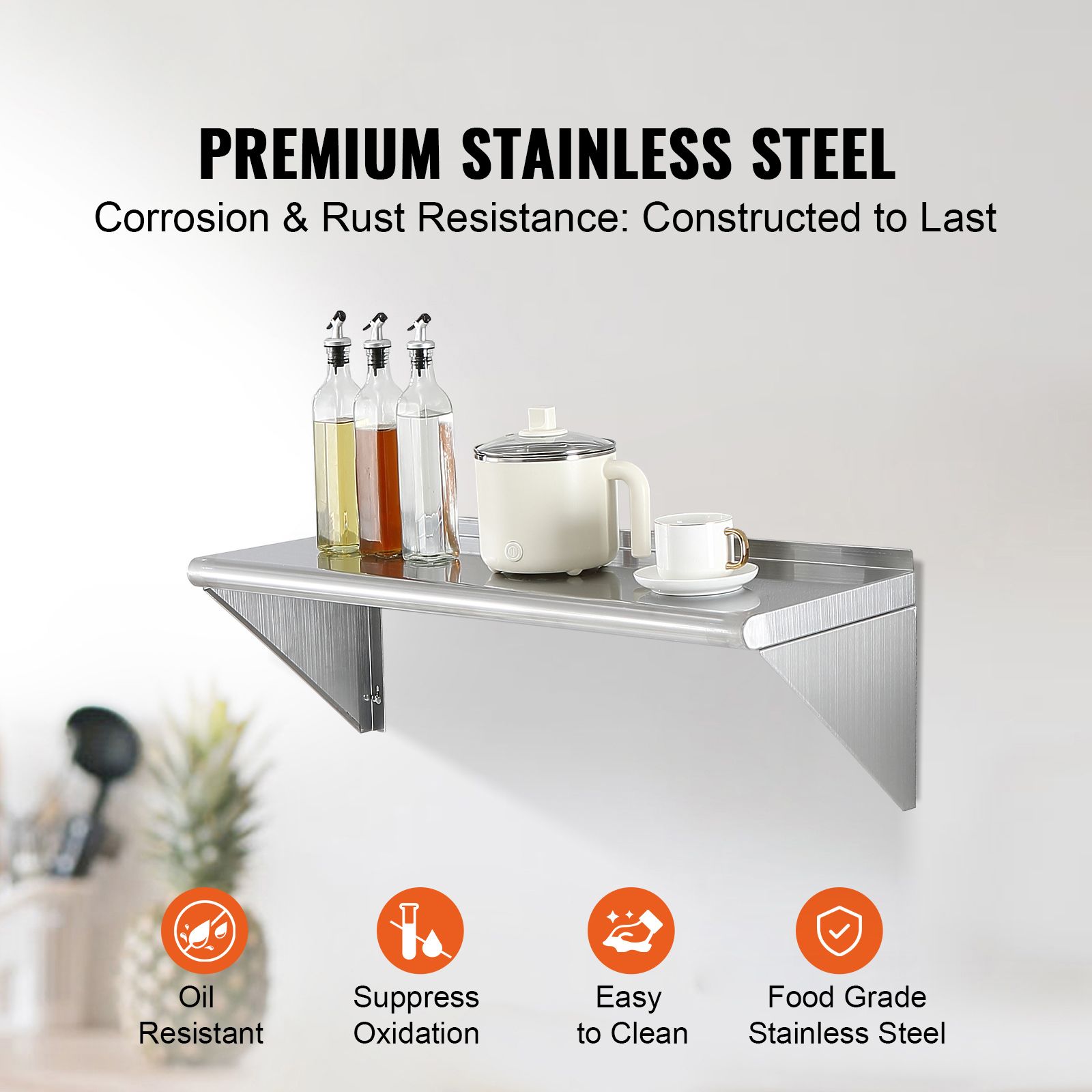 Wall Shelf Commercial Kitchen - 12