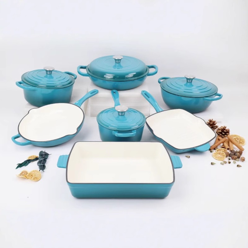 Bain Marie Food Warmer - Enamel pot, cast iron pot, pot