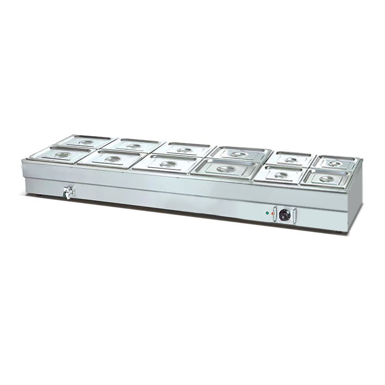 Bain Marie Food Warmer - Commercial Electric Bain Marie Stainless Steel