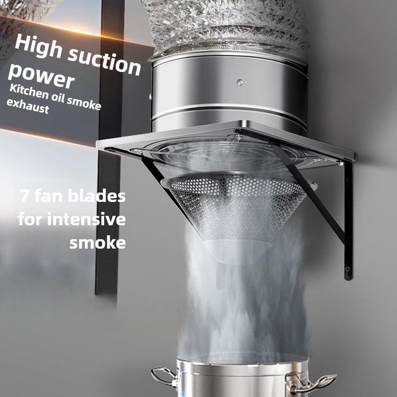 Commercial Kitchen Vent - 6/8Inch Extractor Ventilation Fan Exhaust Air