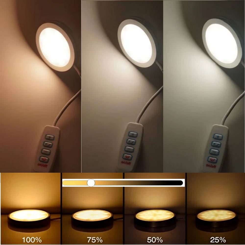 3 Colors Adjustable USB Puck L - огляд і ціна Commercial Kitchen Lighting