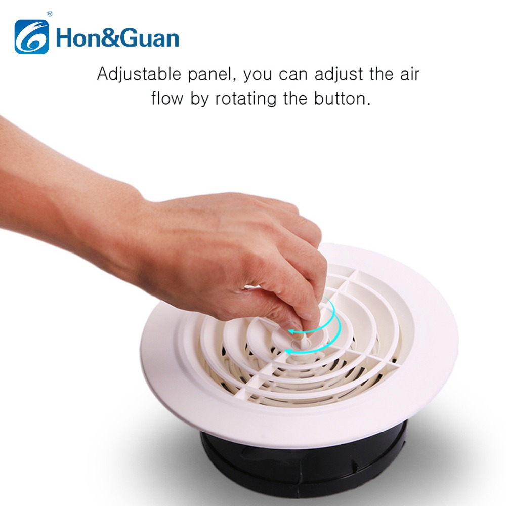 Hon&Guan 3~8''Round Plastic Gr - огляд і ціна Commercial Kitchen Vent