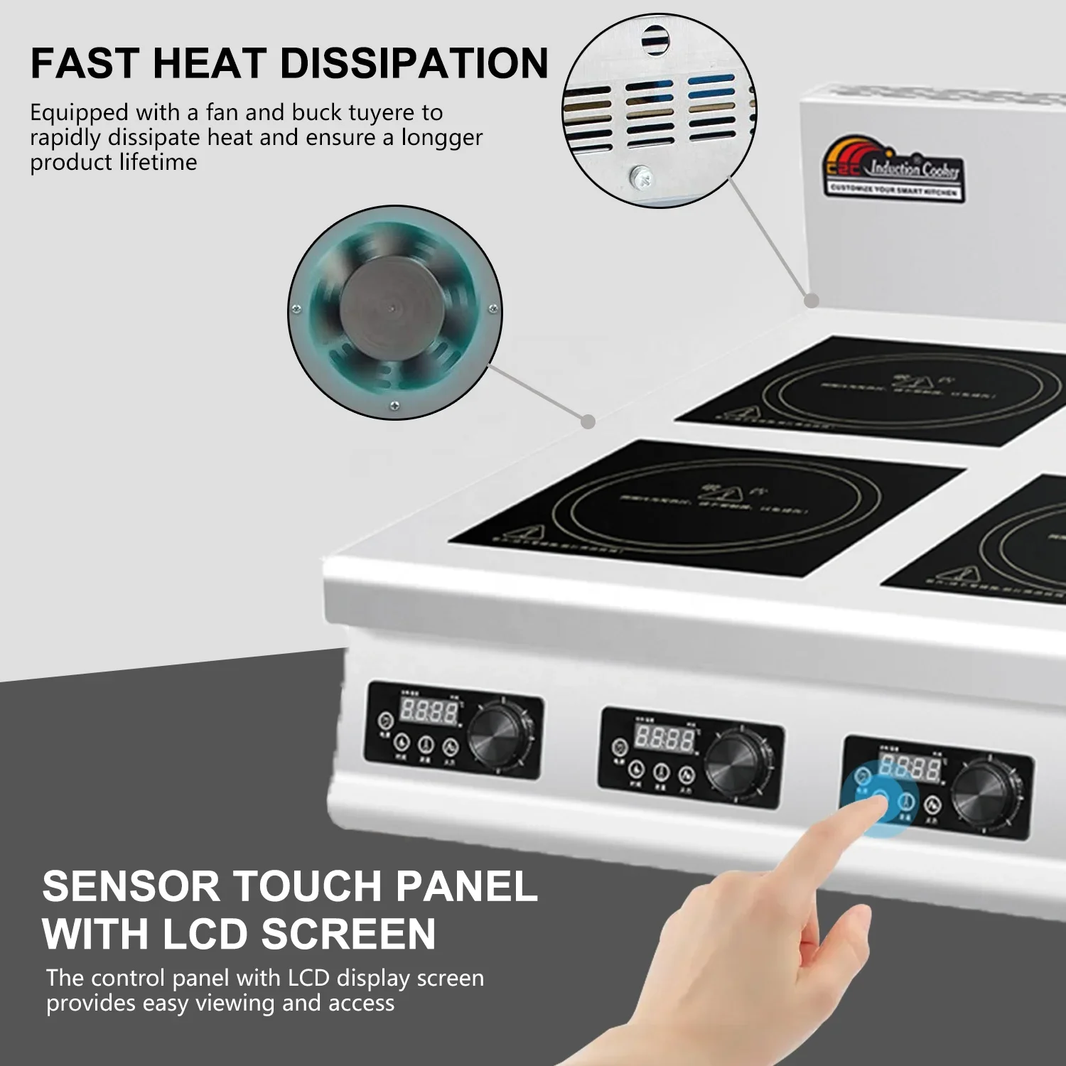4 Burner Flat Industrial Comme - огляд і ціна Range Commercial Kitchen