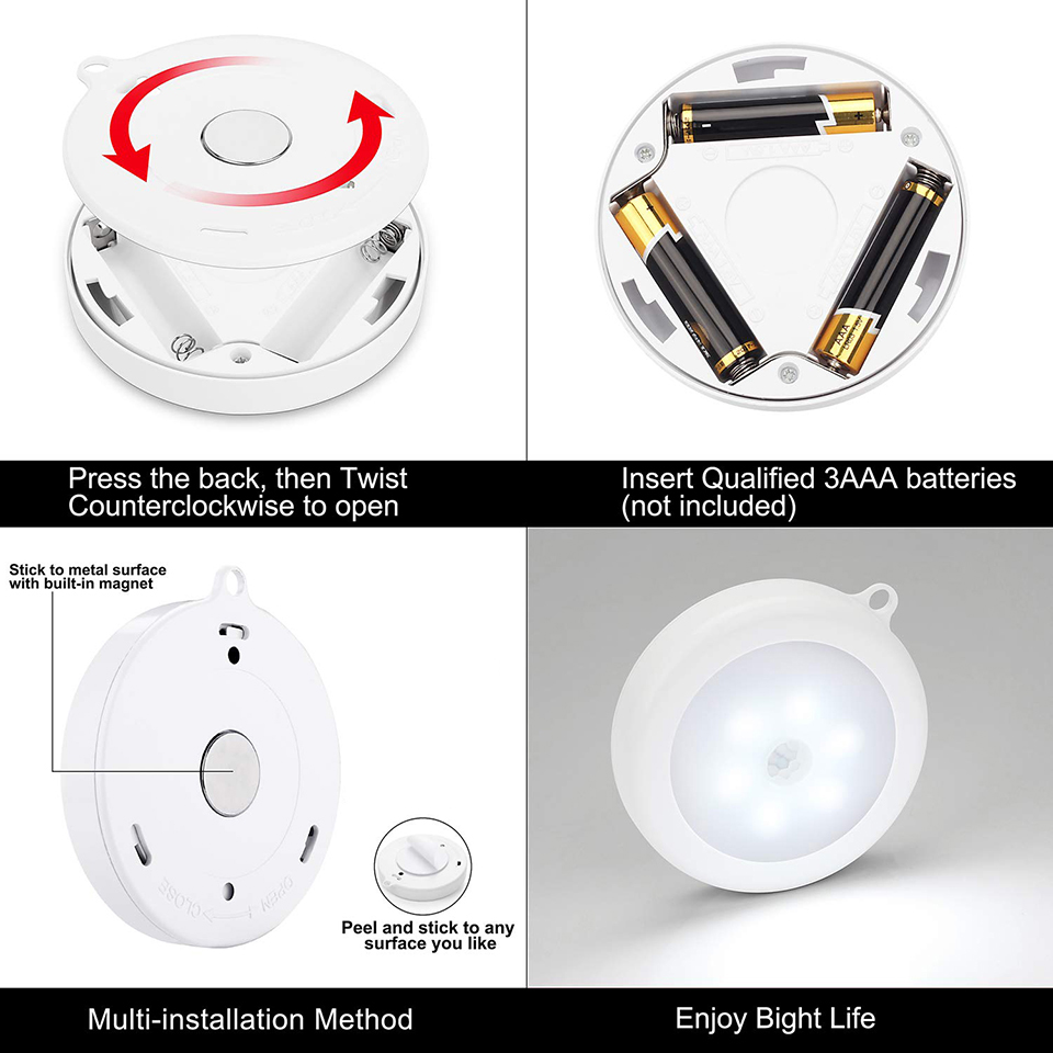 PIR Motion Sensor LED Night Li - огляд і ціна Commercial Kitchen Lighting