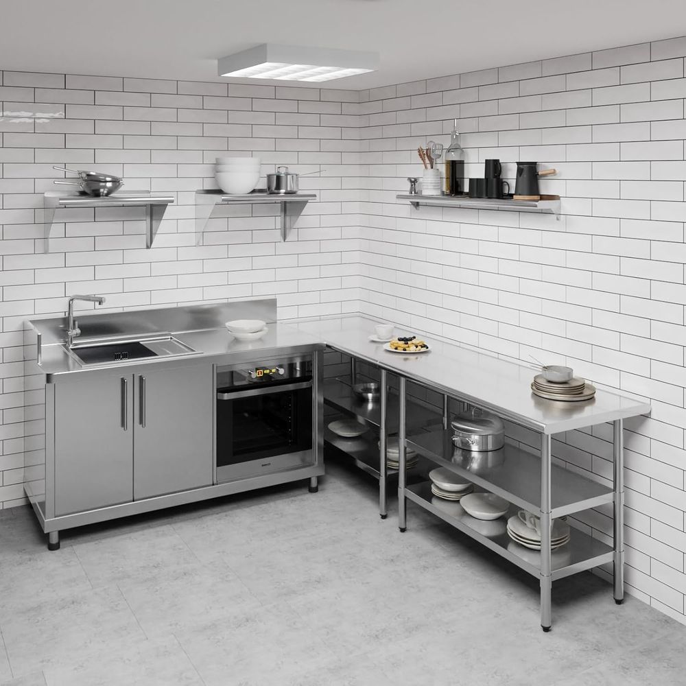48 Stainless Steel Wall Shelf  - огляд і ціна Wall Shelf Commercial Kitchen
