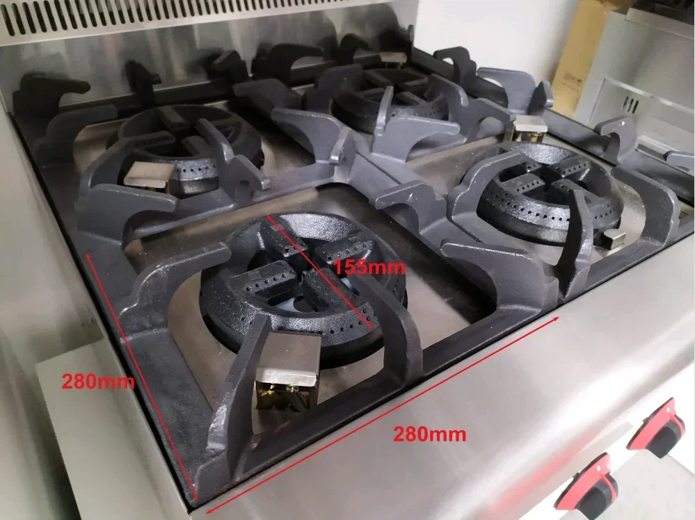 Commercial Stainless Steel Kit - огляд і ціна Range Commercial Kitchen