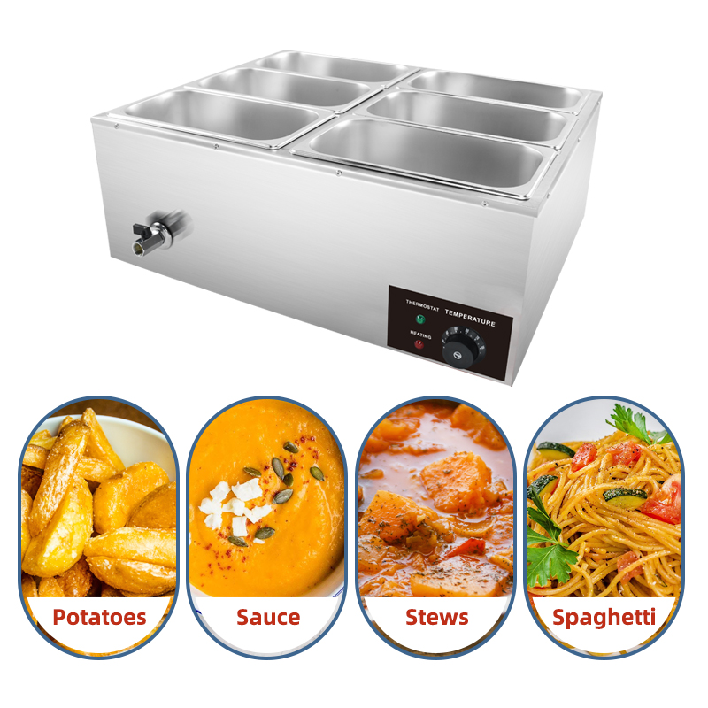 Stainless Steel Electric Food  - огляд і ціна Bain Marie Food Warmer