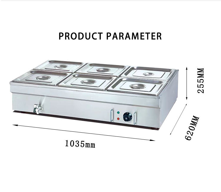 Commercial Electric Bain Marie - огляд і ціна Bain Marie Food Warmer