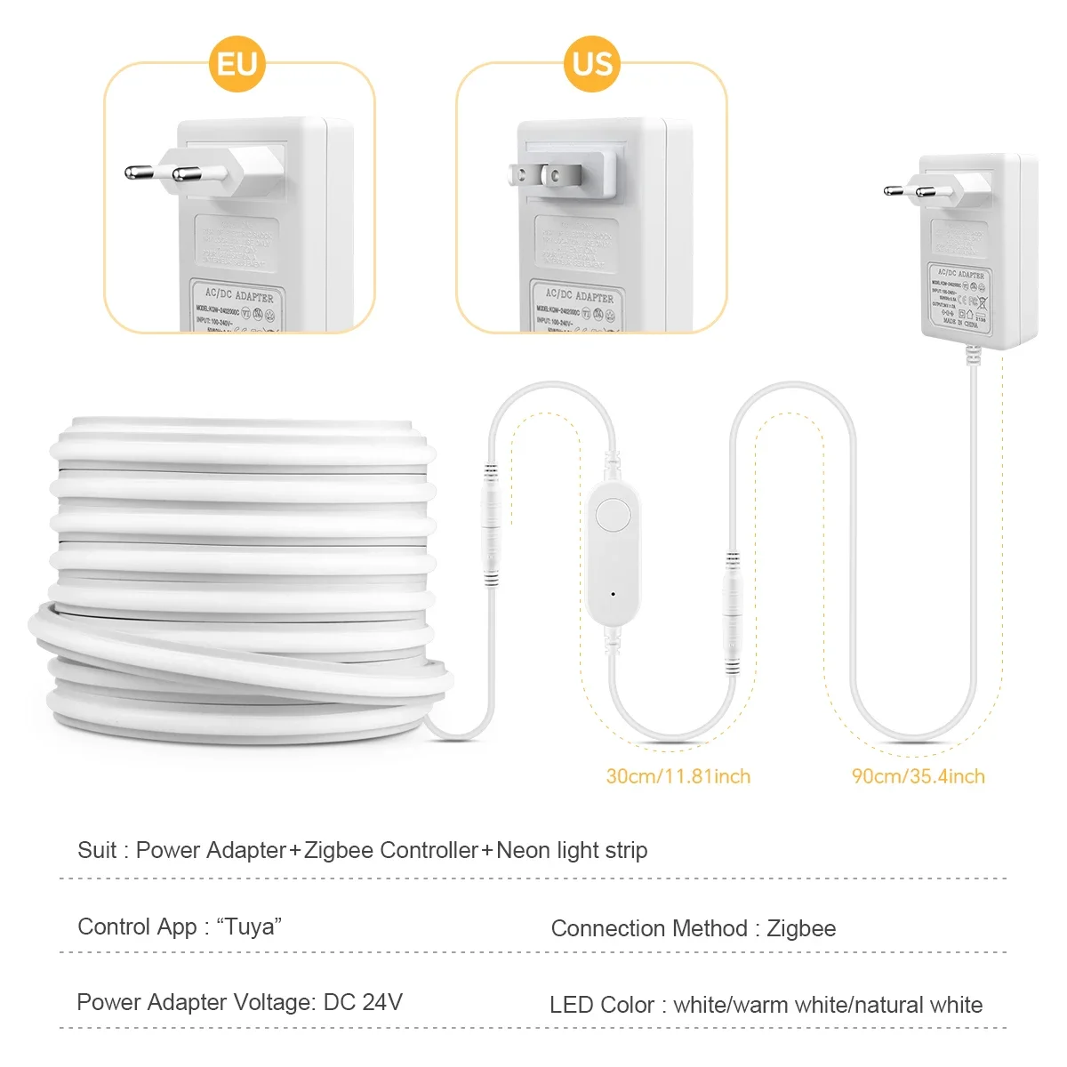 Zigbee 3.0 24V Neon LED Strip  - огляд і ціна Commercial Kitchen Lighting